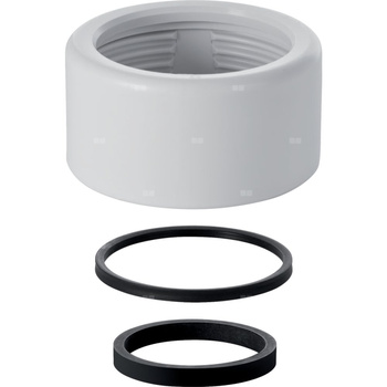 Zestaw nakrętek Geberit: d=40mm, Szary granit