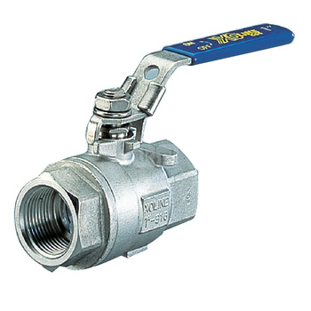 Zawór odcinający kulowy z napędem ręcznym, przyłącza: gwint wewnętrzny, korpus dwuczęściowy, typ X2777, Pnom 6,3 MPa, 1/4"