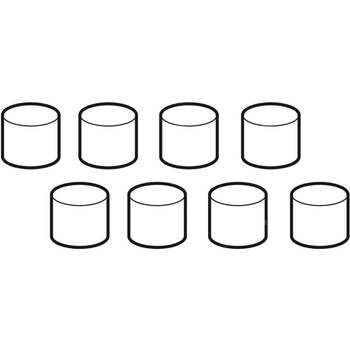 Zestaw nakładek izolacyjnych Geberit do zestawu wykończeniowego, do pokrycia płytkami ceramicznymi (8 szt.)