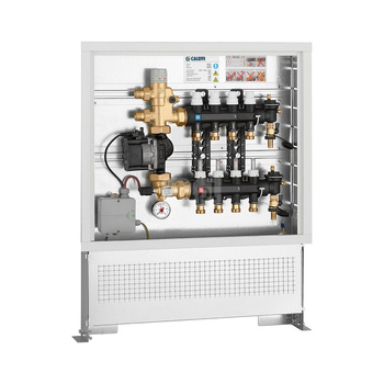 Zespół regulacyjny (z technopolimeru) - regulacja stałotemperaturowa 7 wyjść, O3/4" bez skrzynki