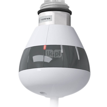 Grzałka TERMA REG 3, 400W Tuba, RAL 9016, kabel prosty z wtyczką [biały, 1,5m, logo Terma, instr. TERMA]