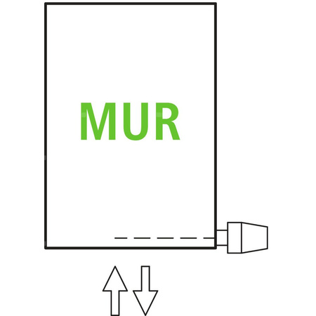 Grzejnik płytowy typ 10 KERMI V-HVV wym. 1200 x 490 mm, kolor biały, moc 574 W