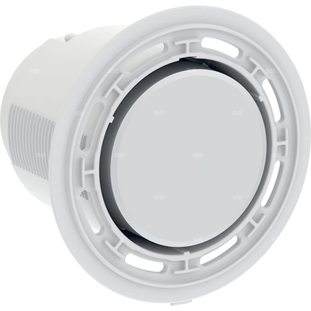 Przycisk Geberit do zdalnego uruchamiania spłukiwania typ 01, pneumatyczny, okrągły, do spłukiwania jednoilościowego: Chrom matowy / Z powłoką easy-to-clean