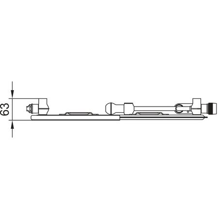 Kermi® Plan Vplus T10 755x61x1800mm QN1150, biały, 10 bar, bez osłony