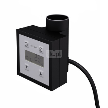 Sterownik TERMA KTX 3 Karton, RAL 9005 mat, kabel prosty z wtyczką [czarny, 1,5m, logo Terma, instr. TERMA]