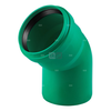 Kolano 30' MAGNAPLAST KG 2000 KGB, PP-md (zielony), DN 250 (wz x ww), do kanalizacji