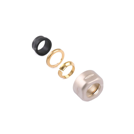 Adapter na miedź CYLINDER, GW 24-19-fi15, Satyna poł. nikiel , (A58409L)