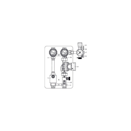Regusol LH-130, DN 25, 2-15 l/min., z pompą Grundfos UPM 3 Solar 25-75 PWM C 130