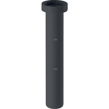 Króciec wlotowy Geberit z nakrętką: Czarny mat