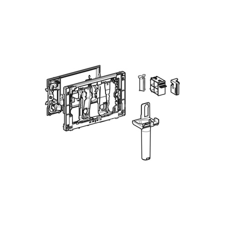 Płytka ochronna do modułu Geberit DuoFresh, do spłuczki podtynkowej Sigma 8 cm
