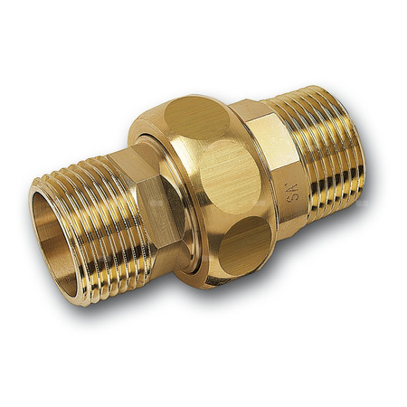 Śrubunek SANHA PURAFIT z uszczelką trzyczęściowy, Cu, 1 1/4'' (GZ)