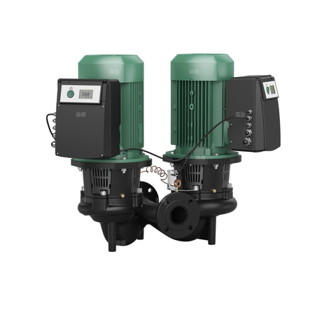 Pompa obiegowa WILO CronoTwin DL-E80/160-11/2-S1 typu in-line z silnikiem znormalizowanym 50/60 Hz, moc silnika 11kW 20.6 A 2900 obr/min, wlot Kołnierz DN 80