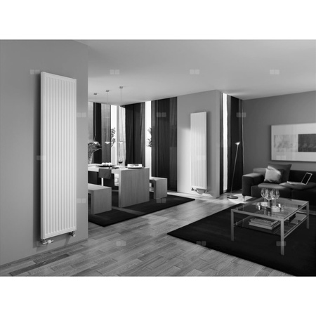 Grzejnik płytowy typ 22 KERMI X2 Verteo Plan wym. 1800 x 500 mm, kolor biały, moc 1798 W