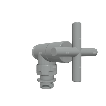 Zestaw reg. kątowy Minimalist GZ 1/2-GZ 24-19 Malowany K742