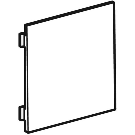 Okienko czujnika podczerwieni Geberit do zaworu spłukującego do pisuarów z elektronicznym uruchamianiem spłukiwania, płytka przykrywająca Bolero