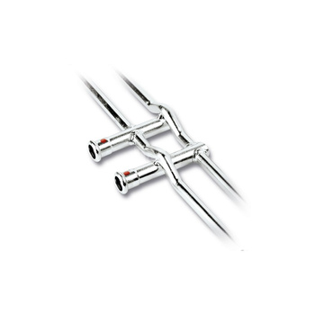 Czwórnik SANHA Therm krzyżowy do najwyższej kondygnacji stal 18 mm x 18 mm x 15 mm x 15 mm, zw x zw x zw x zw