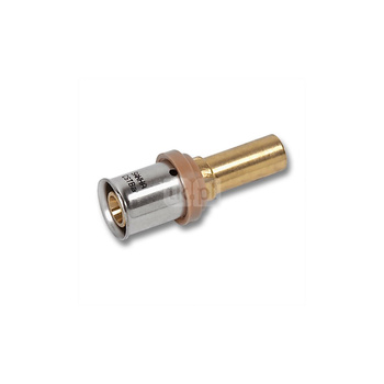 Mufa SANHA 3fit Press trzyczęściowy, mosiądz, 16 mm x 14 mm (zz x ww)