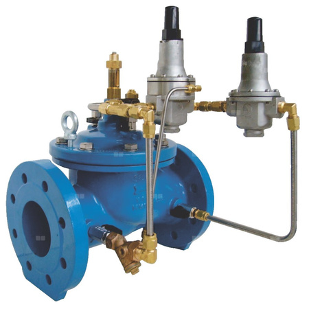 Zawór pierwszeństwa (do automatycznej redukcji i stabilizacji ciśnienia za zaworem wraz z funkcją priorytetową), typ C104, Pnom 2,5 Mpa DN 150