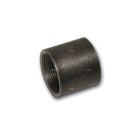 Mufa SANHA 16, stal (czarny), 1/2'' x 80 mm (GW)