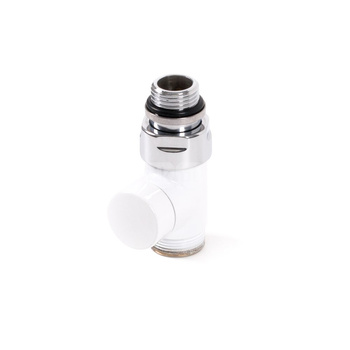 Zawór odcinający prosty CYLINDER, GZ 1/2"-GZ 24-19, Biały, (V30610E)