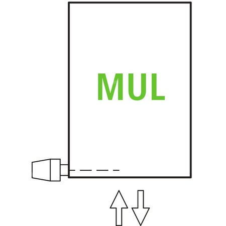 Grzejnik płytowy typ 20 KERMI V-HVV wym. 1400 x 1610 mm, kolor biały, moc 3478 W