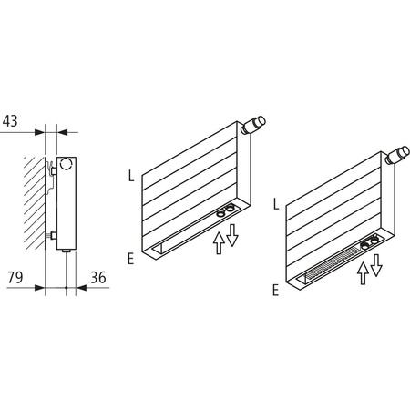 Grzejnik płytowy typ 22 KERMI V-HHV, z osłonami wym. 700 x 2000 mm, kolor biały, moc 3366 W