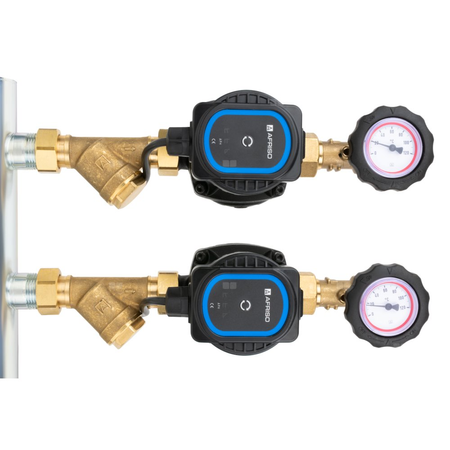 Grupa pompowa AFRISO BPS 900 AP GZ x GW 1'' x 3/4'', z pompą obiegową AFRISO APH 160 15-7/130 mm