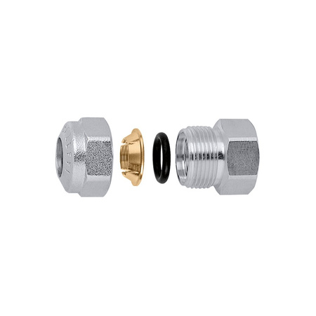 Złączka z gwintem wewnętrznym, wykończenie: chrom F. 1/2"-14CR