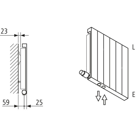 Grzejnik płytowy typ 11 KERMI V-HVV wym. 2000 x 420 mm, kolor biały, moc 1137 W