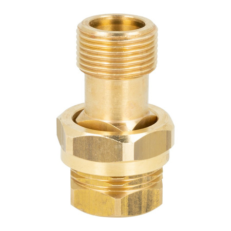 Zespół przyłączeniowy AFRISO BSS 3/4'' GW x szybkozłącze, max. 3 bar + wskaźnik ciśnienia