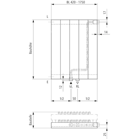 Grzejnik płytowy typ 22 KERMI V-HVV wym. 600 x 1470 mm, kolor biały, moc 2378 W
