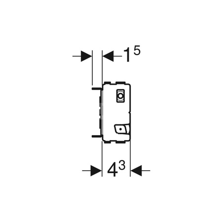 Podkładka izolacyjna akustyczna, do przyłącza prostego, EPDM