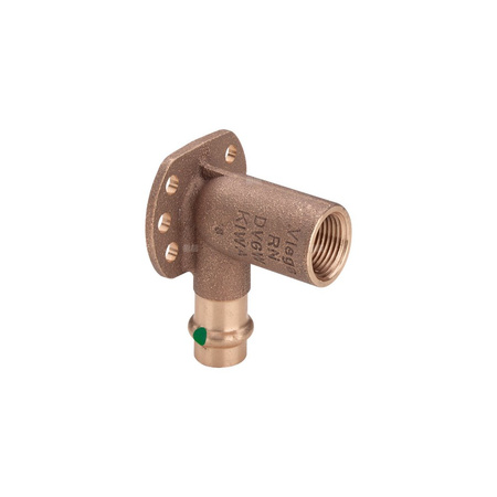 Uchwyt montażowy ścienny VIEGA 2225 brąz Gwint wewnętrzny x zz 1/2'' x 15mm