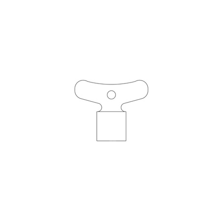 Klucz czworokątny, SW 6 mm