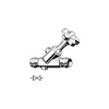 Zawór odcinający VIEGA 22375LF (stan surowy) 1/2'' (15) 18 mm mz x mz, max. 90'C