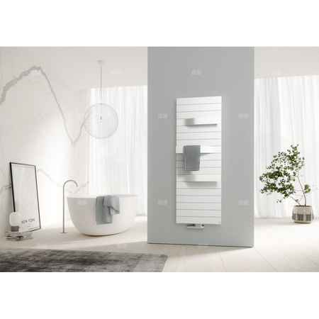 Grzejnik dekoracyjny Kermi TABEO1437x101x750mm, QN 1047,GLS,podłączenie środkowe