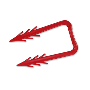 Klips do szyny 45 mm kolor czerwony ( 1op. 100 szt)