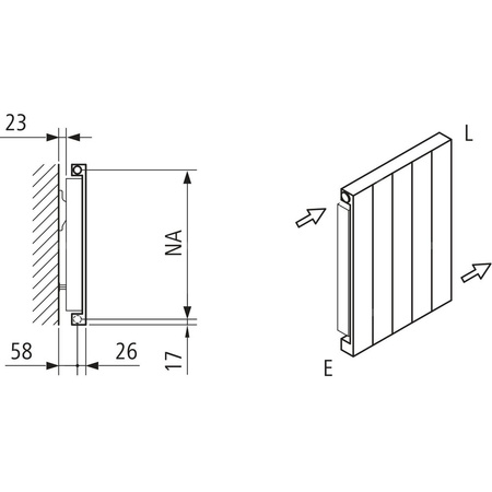 Grzejnik płytowy typ 11 KERMI HVN wym. 2200 x 700 mm, kolor biały, moc 2046 W