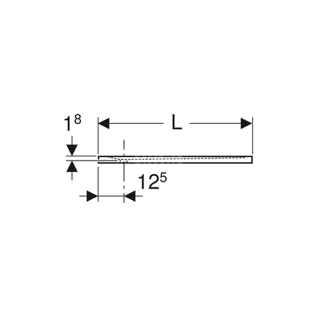 Pokrywa odpływu Geberit Sestra: biały/struktura łupka