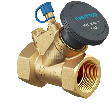 HydroCom A PN16 DN20, Rp3/4 GW, HydroPort, zawór odcinający