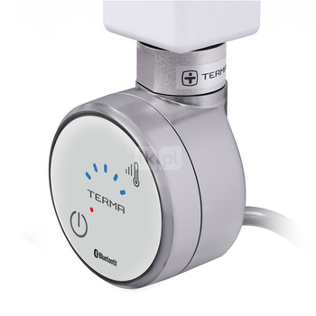 Grzałka TERMA MOA BLUE, 800W \ Tuba, Silver Matt SMA, kabel spiralny z wtyczką [srebrzysty, 2,5m, lo