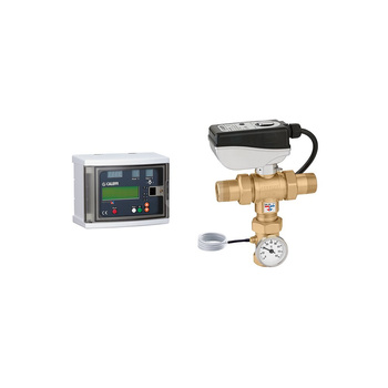 LEGIOMIX - Elektroniczny zawór mieszający 1 1/2" do c.w.u. . Nadzór nad procesem dezynfekcji. Przyłącza z gwintem zewnętrznym. Zasilanie 230 V.