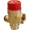 Zawór przelewowy AFRISO MS z wyjściem na manometr mosiądz 2 bar GZ x GW 1/2'' x 3/4''
