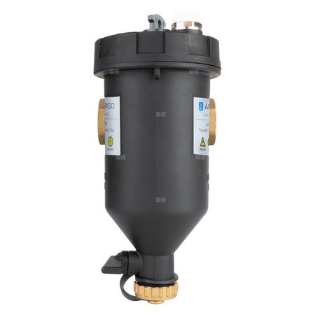 Separator AFRISO ADS 160, do C.O., do klimatyzacji, 3 bar / 90'C, 1'' (GW), z wkładem magnesowymInstalacje i źródła ciepła, z izolacją