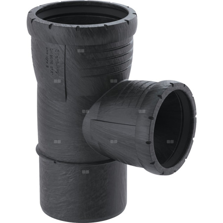 Trójnik GEBERIT Silent-Pro 87.5' PP 160 mm (mufa z tworzywa sztucznego do spawania/zgrzewania x mufa z tworzywa sztucznego do spawania/zgrzewania x króciec z tworzywa sztucznego do spawania/zgrzewaniania)