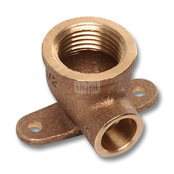 Kolano 90' SANHA 4472G, miedź, 14 mm x 1/2'' (lut wewnętrzny x GW)