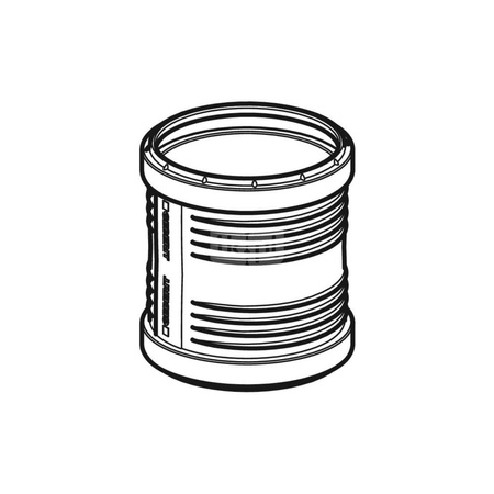 Uszczelka Geberit Silent-PP wargowa symetryczna EPDM d50