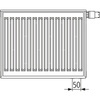 Grzejnik płytowy typ 20 KERMI X2 Profil-V, lewy wym. 500 x 600 mm, kolor biały, moc 530 W