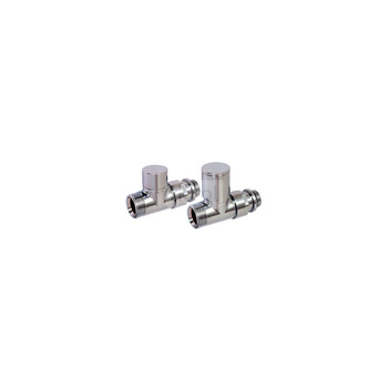 Zestaw Sphere prosty (zawór ręczny i powrotny 1/2"-3,4"E) kolor satyna