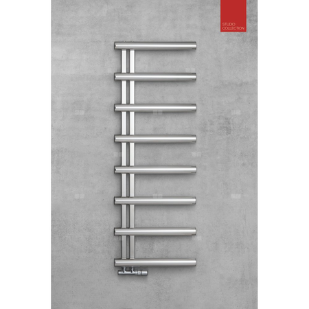 Grzejnik drabinkowy ZEHNDER Chime, wym. 1760 x 500 mm, kolor inox, moc 438W